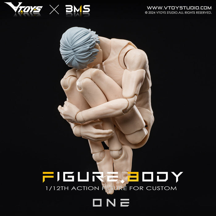 VTOYS x BMS Posable Figure Body ONE VB002 White Skin 1/12 Action Figure JAPAN