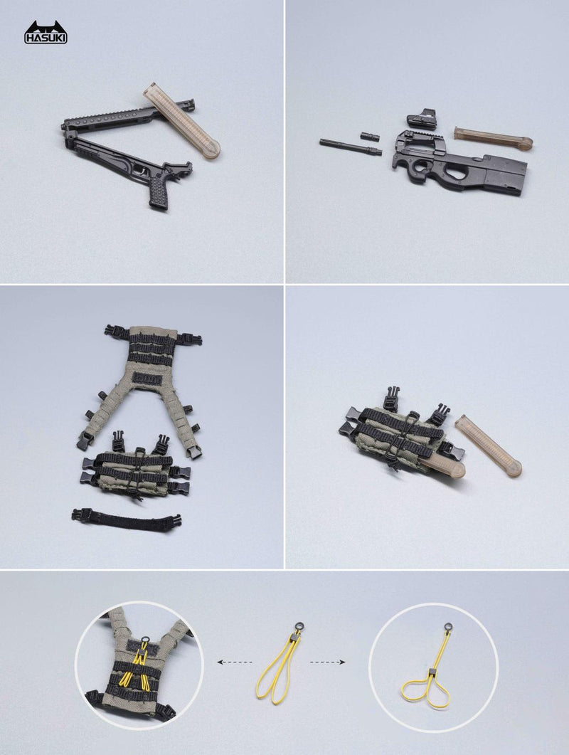 HASUKI Pocket Art Series PA006 Seguridad Hiyo Reizei 1/12 Figura de acción JAPÓN