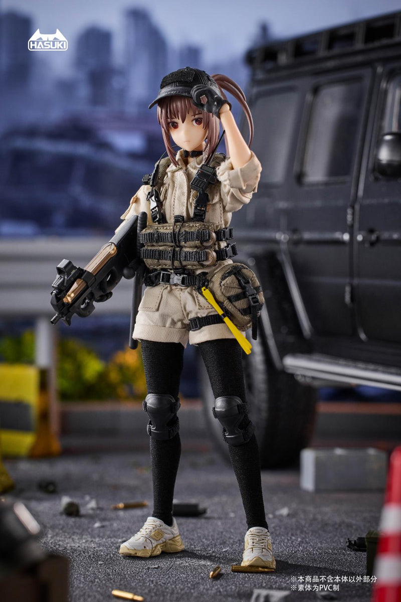 HASUKI Pocket Art Series PA006 Seguridad Hiyo Reizei 1/12 Figura de acción JAPÓN