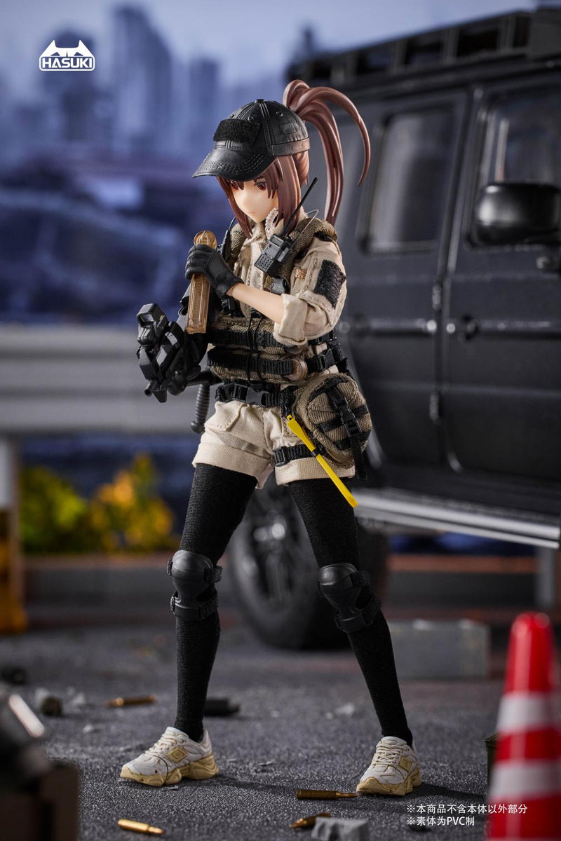 HASUKI Pocket Art Series PA006 Seguridad Hiyo Reizei 1/12 Figura de acción JAPÓN