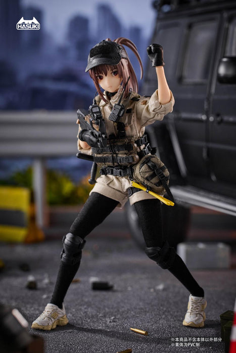 HASUKI Pocket Art Series PA006 Security Hiyo Reizei 1/12 Action Figure JAPAN