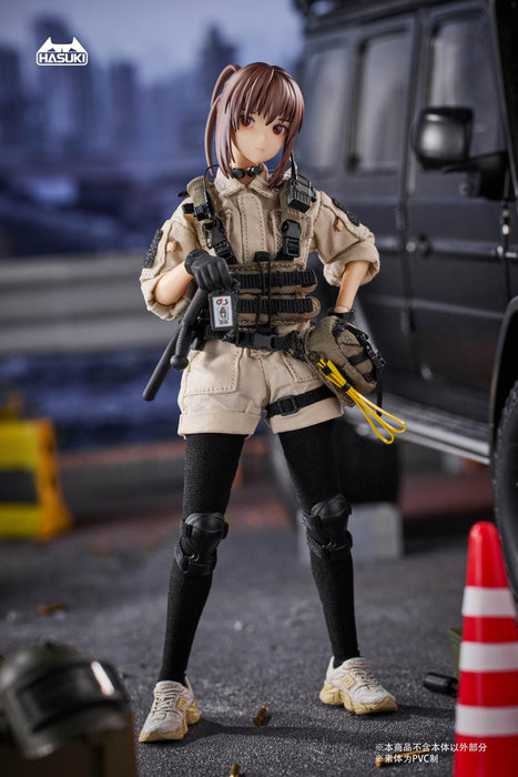 HASUKI Pocket Art Series PA006 Security Hiyo Reizei 1/12 Action Figure JAPAN