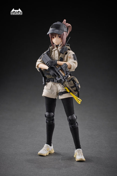 HASUKI Pocket Art Series PA006 Security Hiyo Reizei 1/12 Action Figure JAPAN