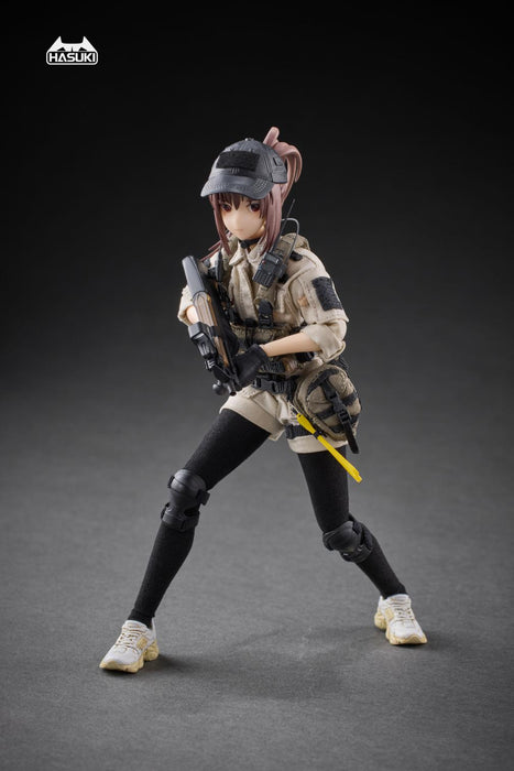 HASUKI Pocket Art Series PA006 Security Hiyo Reizei 1/12 Action Figure JAPAN