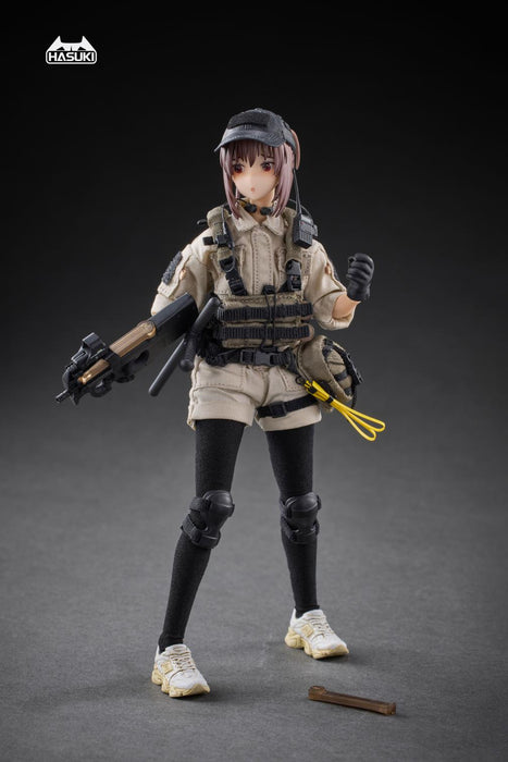 HASUKI Pocket Art Series PA006 Security Hiyo Reizei 1/12 Action Figure JAPAN