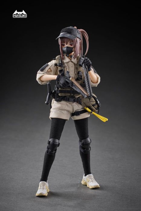 HASUKI Pocket Art Series PA006 Security Hiyo Reizei 1/12 Action Figure JAPAN