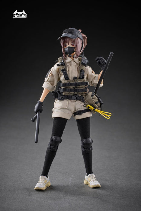 HASUKI Pocket Art Series PA006 Security Hiyo Reizei 1/12 Action Figure JAPAN