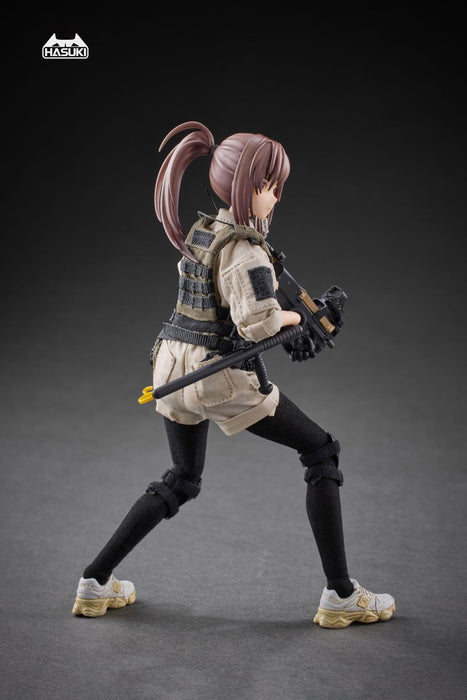 HASUKI Pocket Art Series PA006 Security Hiyo Reizei 1/12 Action Figure JAPAN