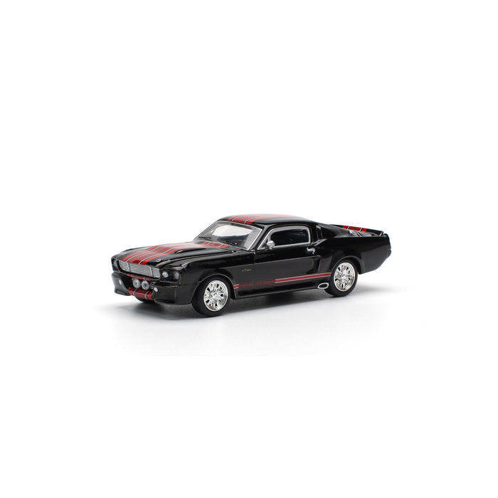 POPRACE Shelby Mustang GT500 Dark Chrome 1/64 JAPAN OFFICIAL