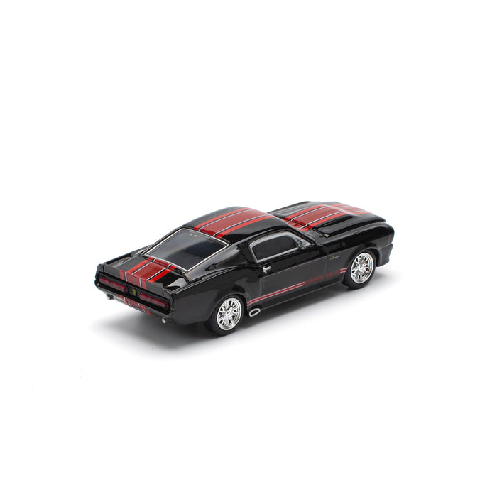 POPRACE Shelby Mustang GT500 Dark Chrome 1/64 JAPAN OFFICIAL