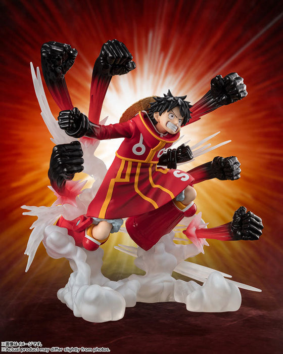 BANDAI Figuarts ZERO ONE PIECE Monkey D. Luffy Gum Gum Hawk Gatling Figure JAPAN