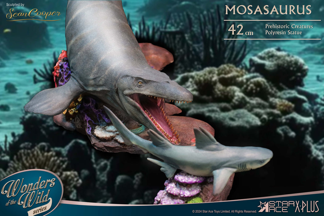 Star Ace Toys Wonders of the Wild Mosasaurus Deluxe Ver. Figure JAPAN OFFICIAL