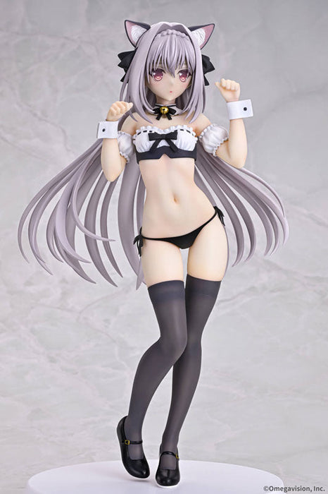 Q six Luna Sakurakouji Cat eared Maid 1/6 Figure JAPAN OFFICIAL