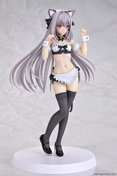 Q six Luna Sakurakouji Cat eared Maid 1/6 Figure JAPAN OFFICIAL