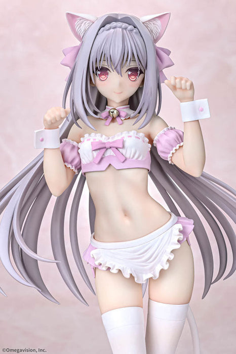 Q six Luna Sakurakouji Cat eared Maid Cherry Blossom Color ver. 1/6 Figure JAPAN