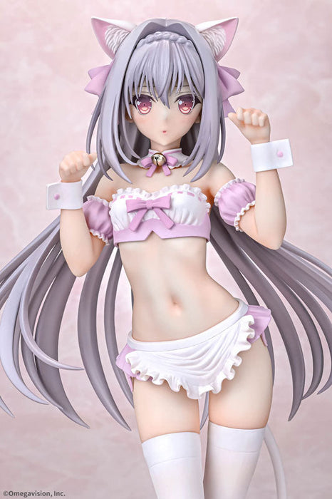 Q six Luna Sakurakouji Cat eared Maid Cherry Blossom Color ver. 1/6 Figure JAPAN