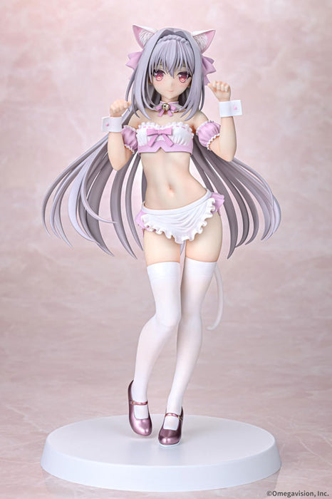 Q six Luna Sakurakouji Cat eared Maid Cherry Blossom Color ver. 1/6 Figure JAPAN