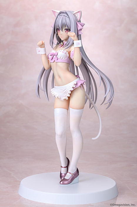 Q six Luna Sakurakouji Cat eared Maid Cherry Blossom Color ver. 1/6 Figure JAPAN