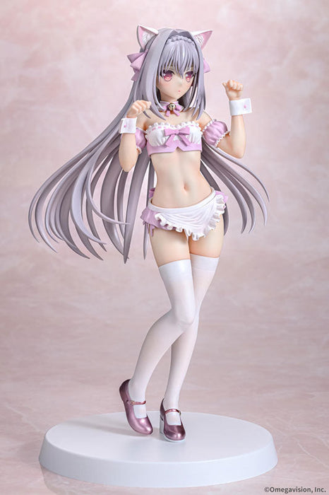 Q six Luna Sakurakouji Cat eared Maid Cherry Blossom Color ver. 1/6 Figure JAPAN