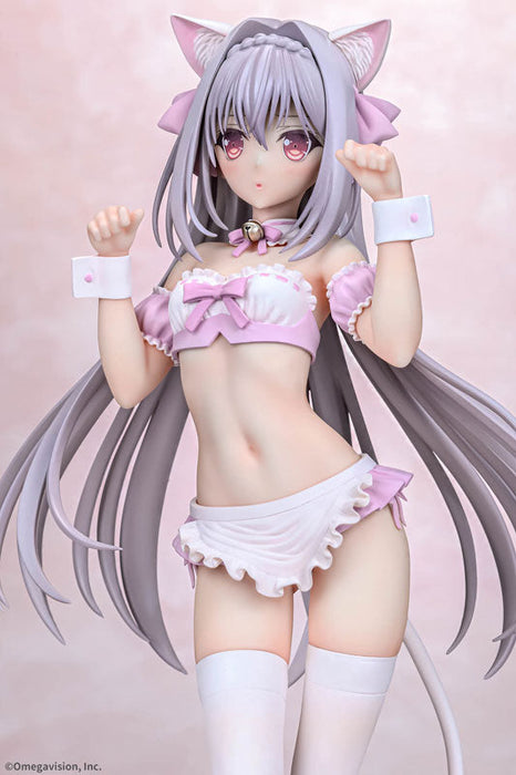 Q six Luna Sakurakouji Cat eared Maid Cherry Blossom Color ver. 1/6 Figure JAPAN