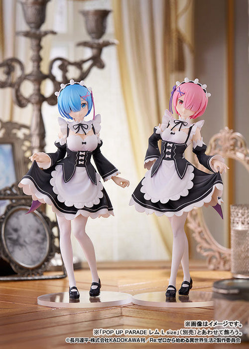 POP UP PARADE Re:ZERO Starting Life in Another World Ram L Size Figure JAPAN