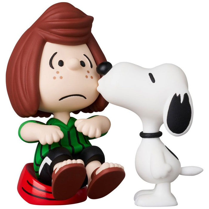 Ultra Detail Figure No.827 UDF Peanuts Series 17 Peppermint Patty & Snoopy JAPAN