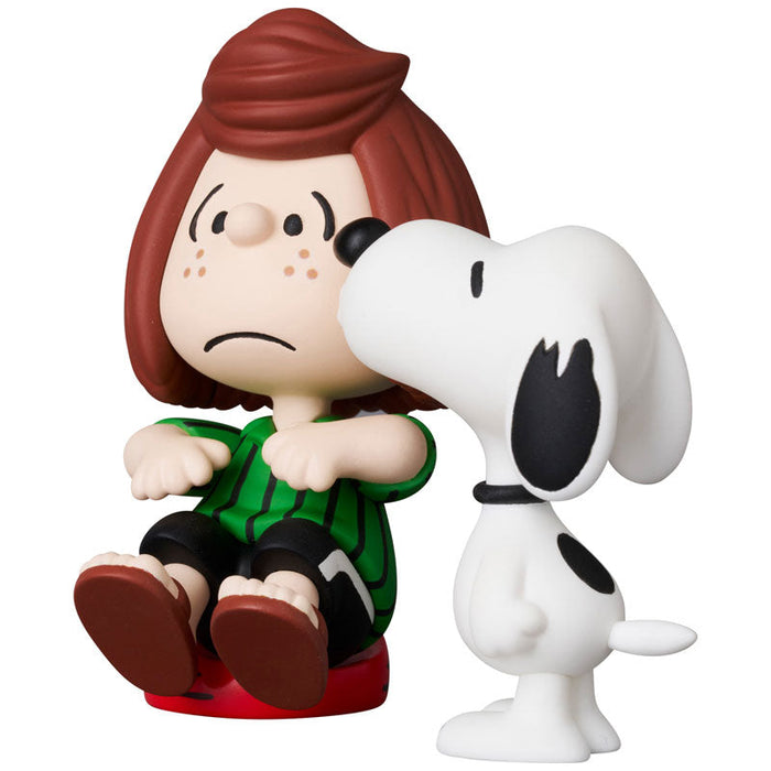 Ultra Detail Figure No.827 UDF Peanuts Series 17 Peppermint Patty & Snoopy JAPAN