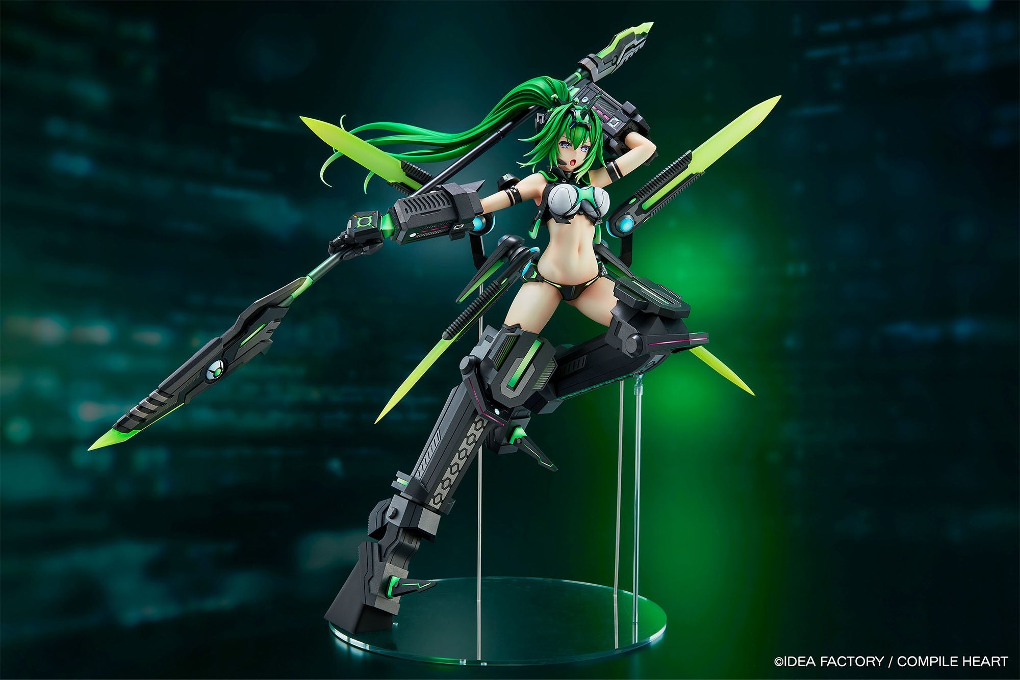 Vertex New Dimension Game Neptunia VII Next Green 1/7 Figure JAPAN