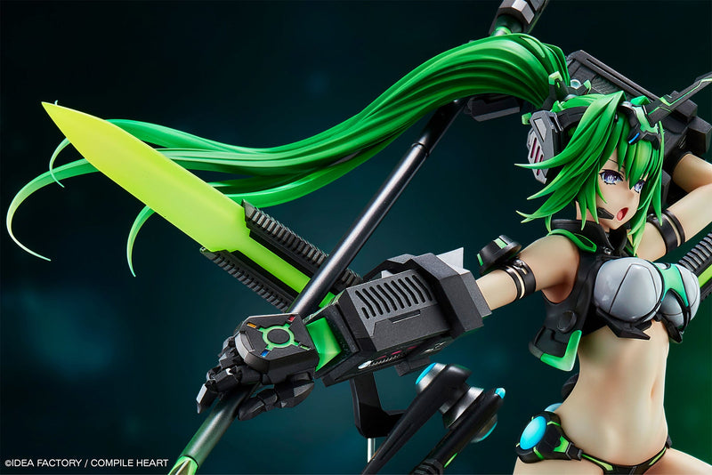 Vertex New Dimension Game Neptunia VII Next Green 1/7 Figura OFICIAL DE JAPÓN