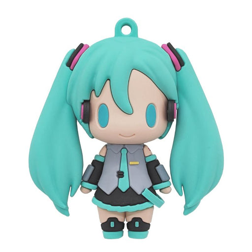 Movic VOCALOID Hatsune Miku Series Hatsune Miku Rubber Keychain Figure JAPAN