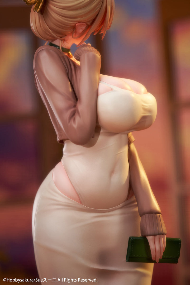 Hobby sakura Hitozuma Elf ilustração de Sue 1/7 Figura JAPÃO OFICIAL