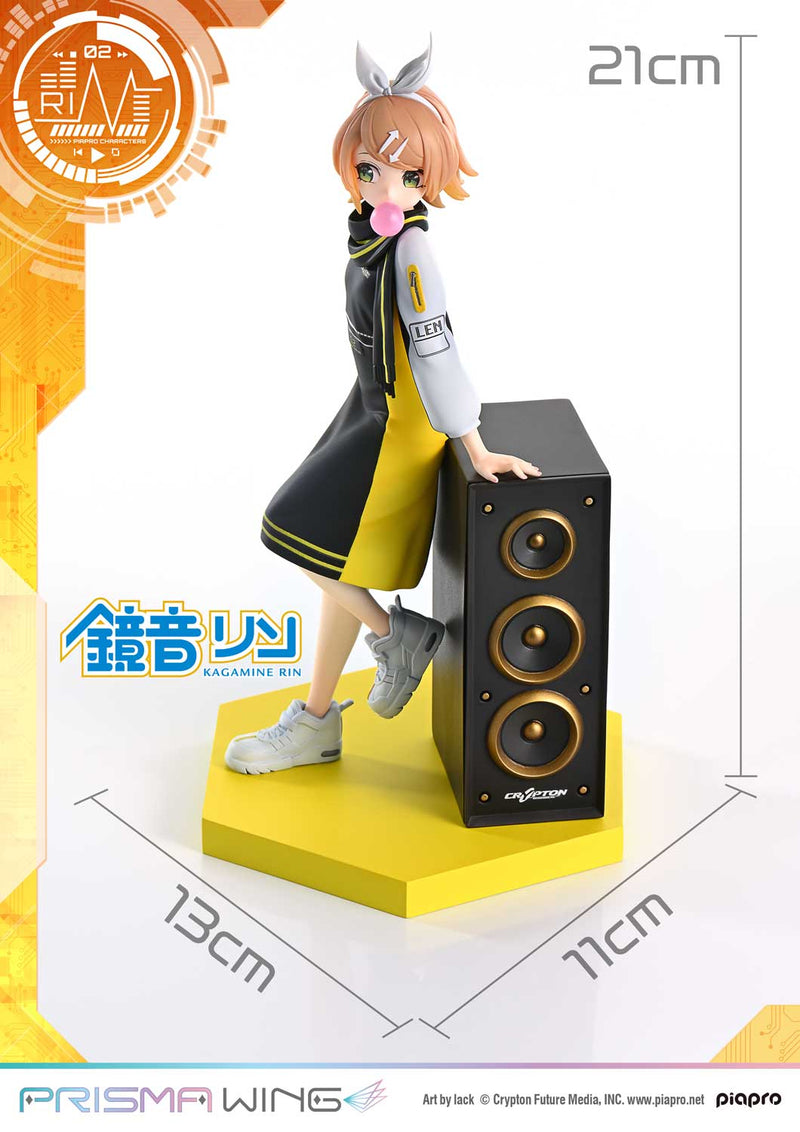 Prime 1 Studio PRISMA WING Vocaloid Kagamine Rin Arte por falta 1/7 Figura JAPÃO