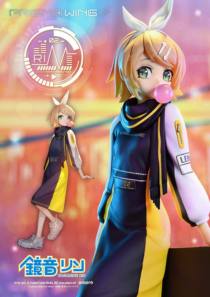 Prime 1 Studio PRISMA WING Vocaloid Kagamine Rin Arte por falta 1/7 Figura JAPÃO