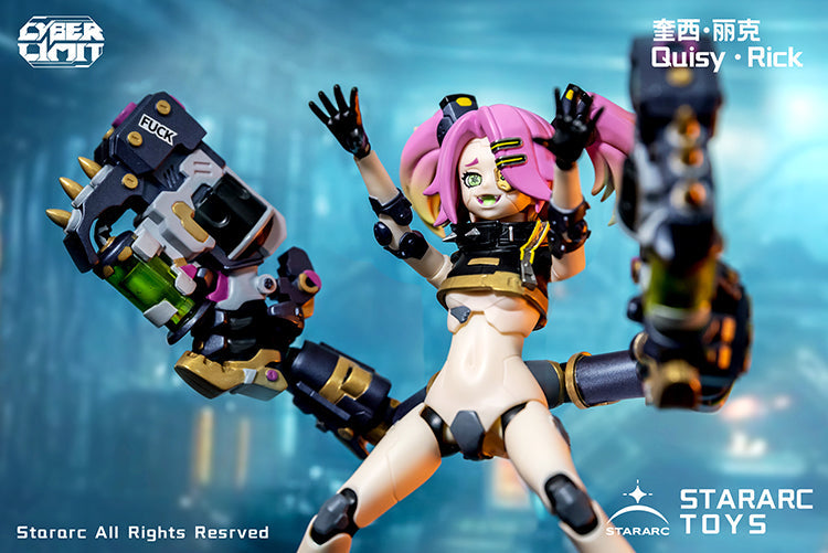 STARARC TOYS CYBER LIMIT Series Quisy-Rick 1/12 Action Figure JAPAN OFFICIAL