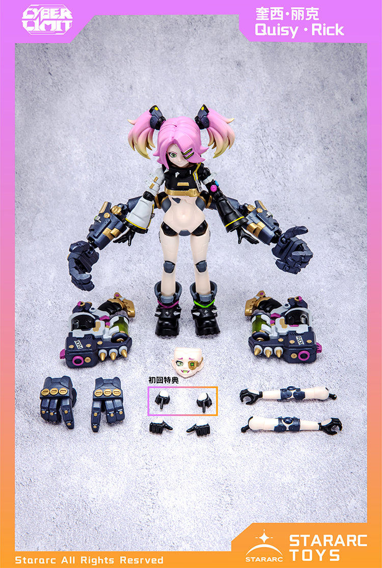 STARARC TOYS CYBER LIMIT Series Quisy-Rick 1/12 Action Figure JAPAN OFFICIAL