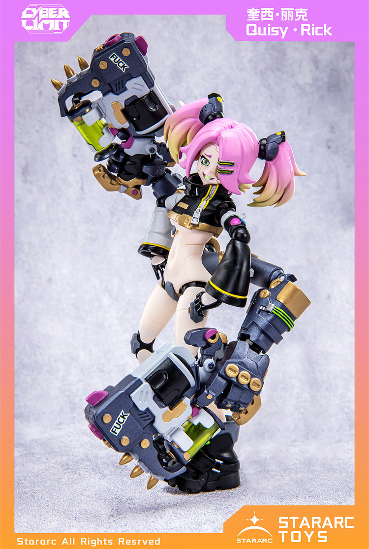 STARARC TOYS CYBER LIMIT Series Quisy-Rick 1/12 Action Figure JAPAN OFFICIAL
