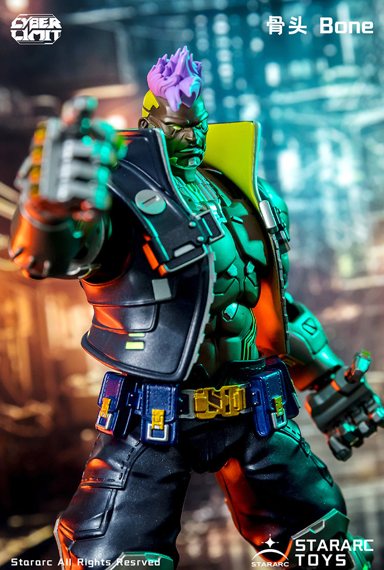 STARARC TOYS CYBER LIMIT Series Bone 1/12 Figura de acción OFICIAL DE JAPÓN