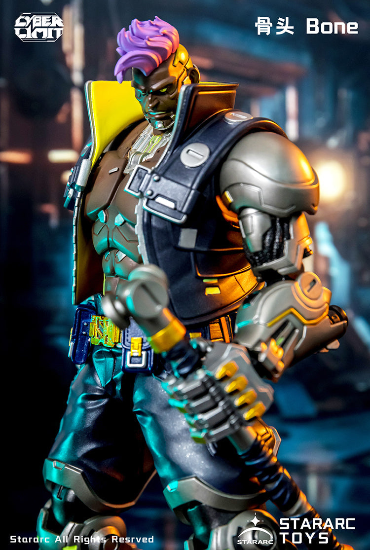 STARARC TOYS CYBER LIMIT Series Bone 1/12 Figura de acción OFICIAL DE JAPÓN