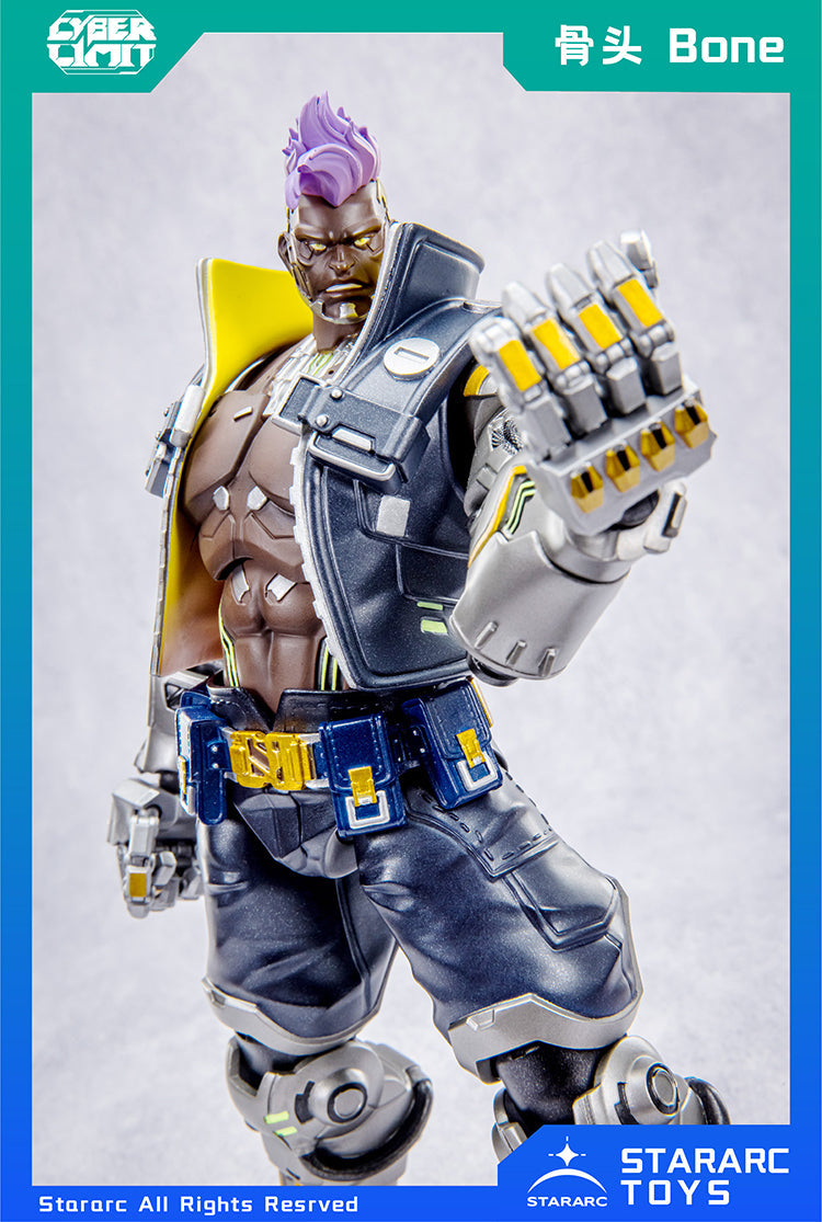 STARARC TOYS CYBER LIMIT Series Bone 1/12 Figura de acción OFICIAL DE JAPÓN