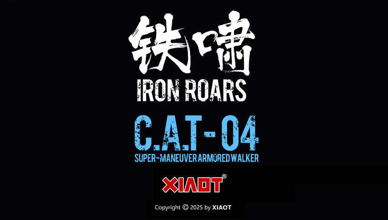 XIAOT x IRON ROARS C.A.T-04 Zhen 1/60 Kit de modèle en plastique officiel du japon