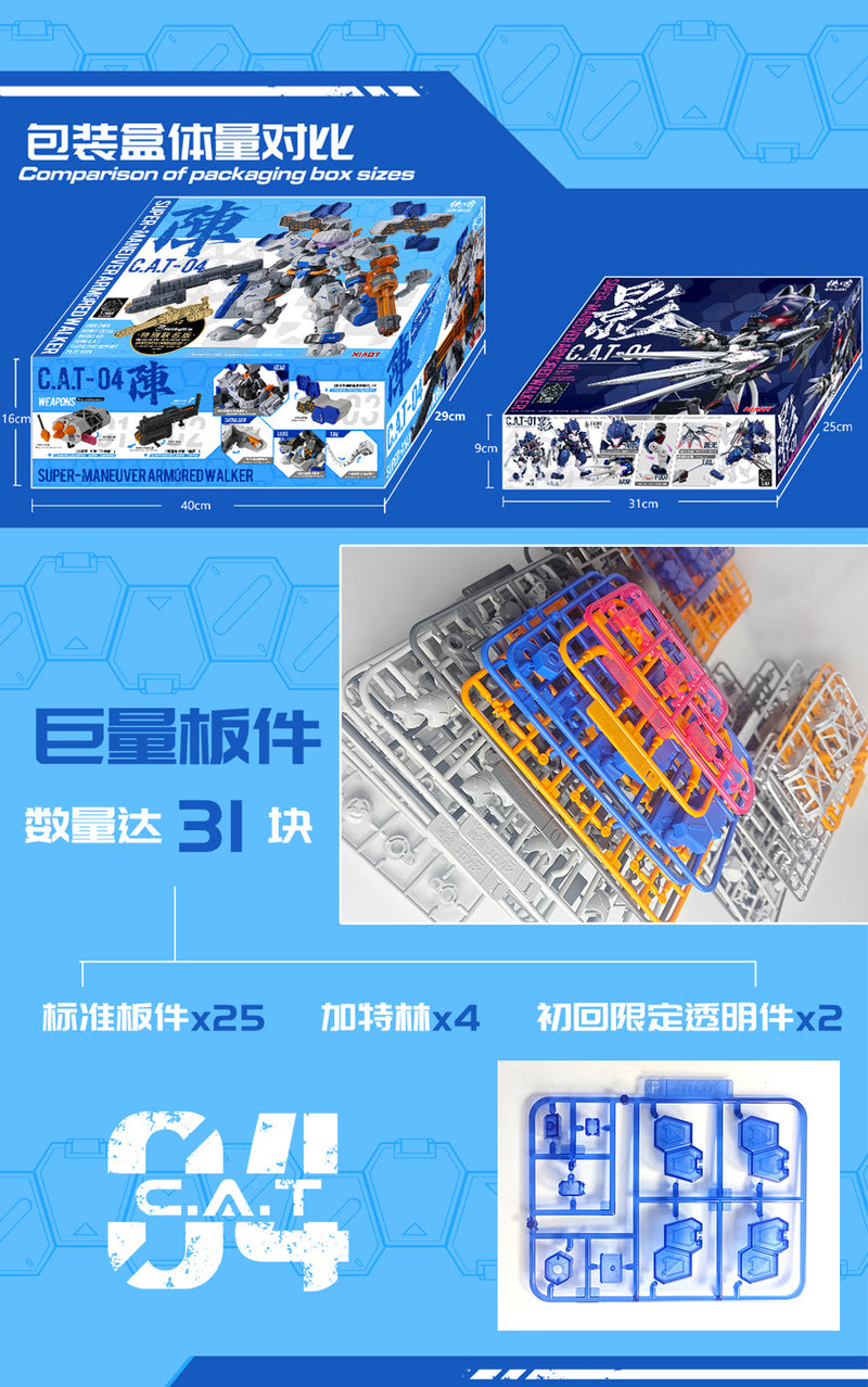 XIAOT x IRON ROARS C.A.T-04 Zhen 1/60 Kit de modèle en plastique officiel du japon