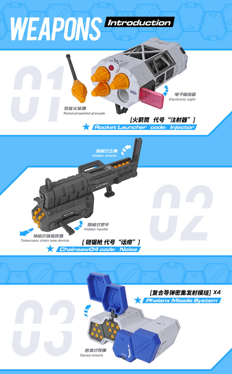 XIAOT x IRON ROARS C.A.T-04 Zhen 1/60 Kit de modèle en plastique officiel du japon