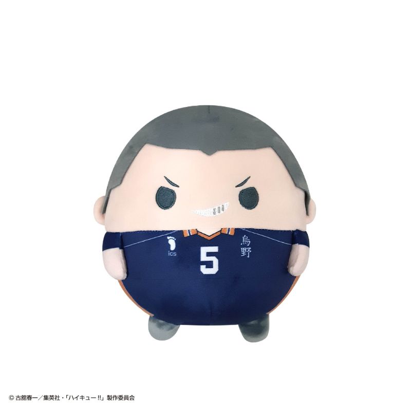 Haikyu!! Fuwakororin Msize 4 B Ryunosuke Tanaka Mascot Plush JAPAN OFFICIAL