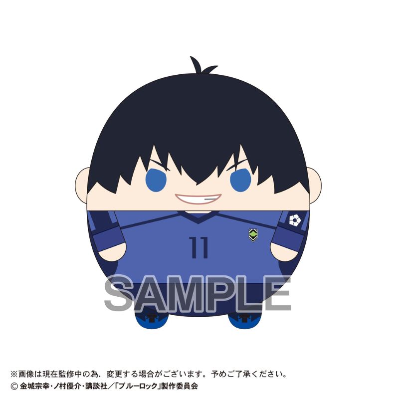 Blue Lock Fuwakororin Msize 4 A Yoichi Isagi Mascot Plush JAPAN OFFICIAL