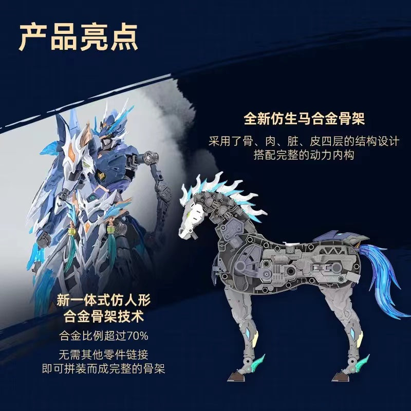 Legend of Star General MNP-XH05 Zhao Yun & White Dragon Horse 1/12 Model Kit