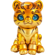 Bronze Tiger Talisman with Gold Inscription Jin Fuzai Action Figure JAPAN