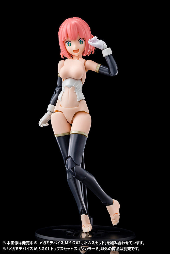 Kotobukiya Megami Device M.S.G 01 Tops Set Skin Color B 1/1 Model kit JAPAN