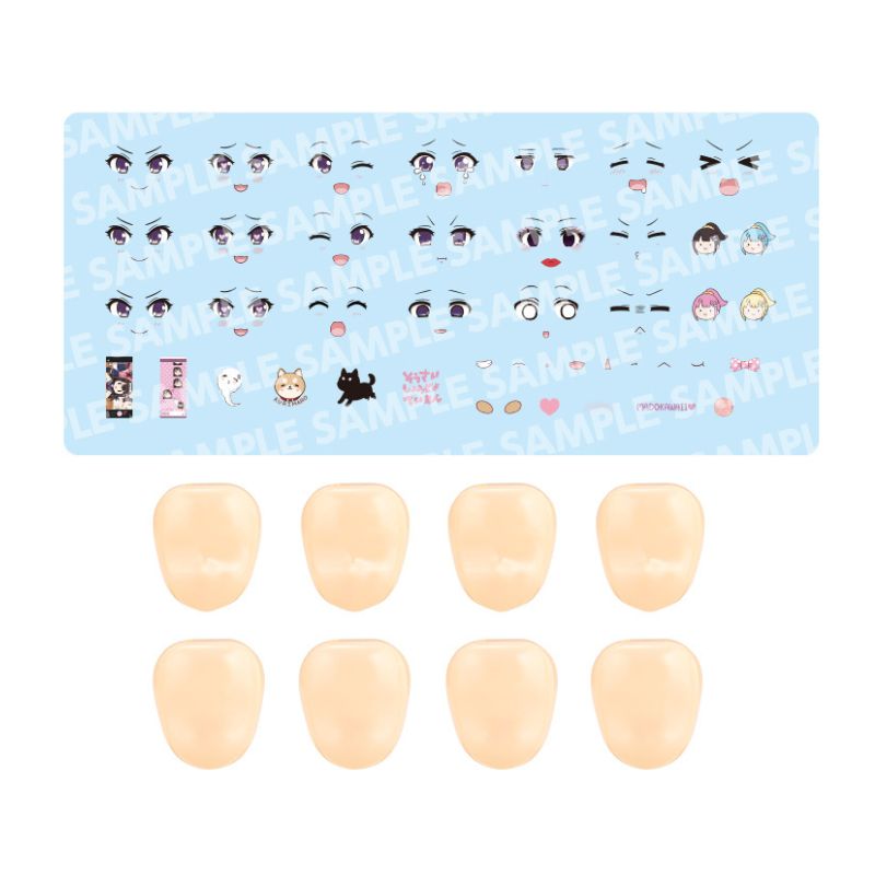 Sousai Shoujo Teien Customized Face & Decal Set Vol.7 Yuki Madoka B Model kit