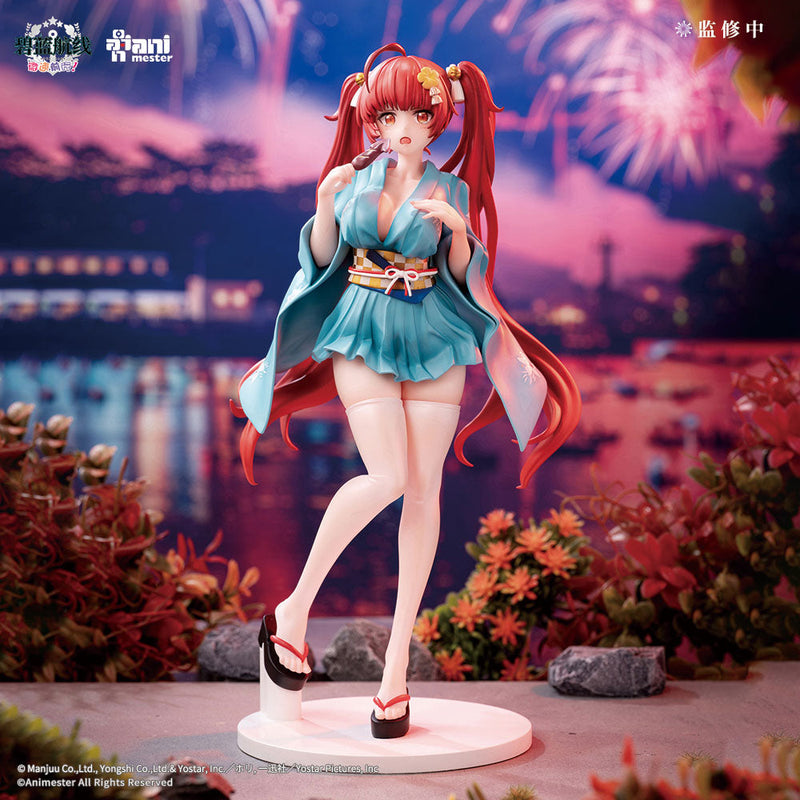 Animester Azur Lane Langsam voran! Honolulu Yukata Ver 1/7 Figur JAPAN OFFIZIELL