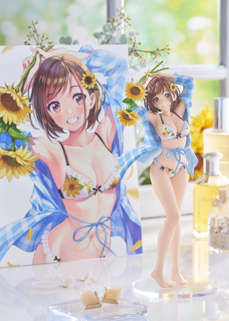 Ilustración de niña ciruela girasol de En Morikura 1/7 Figura OFICIAL DE JAPÓN